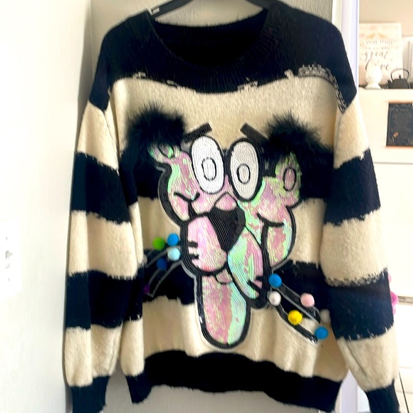 Fashion  sweeter  black and white panther - Picture 1 of 4